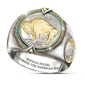 NWOT Buffalo Head Nickel Ring
